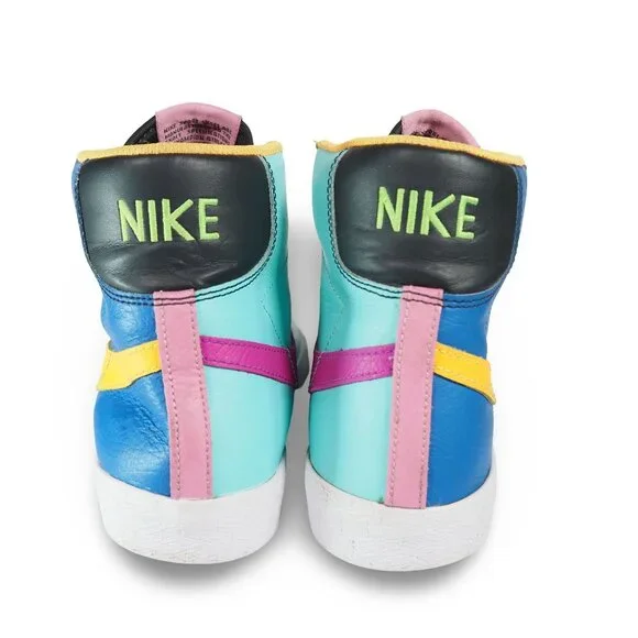 Nike Blazer Mid GS Aurora Purple Orange Youth 6 Women's 7.5 CZ9441-400 Color - Picture 5 of 11